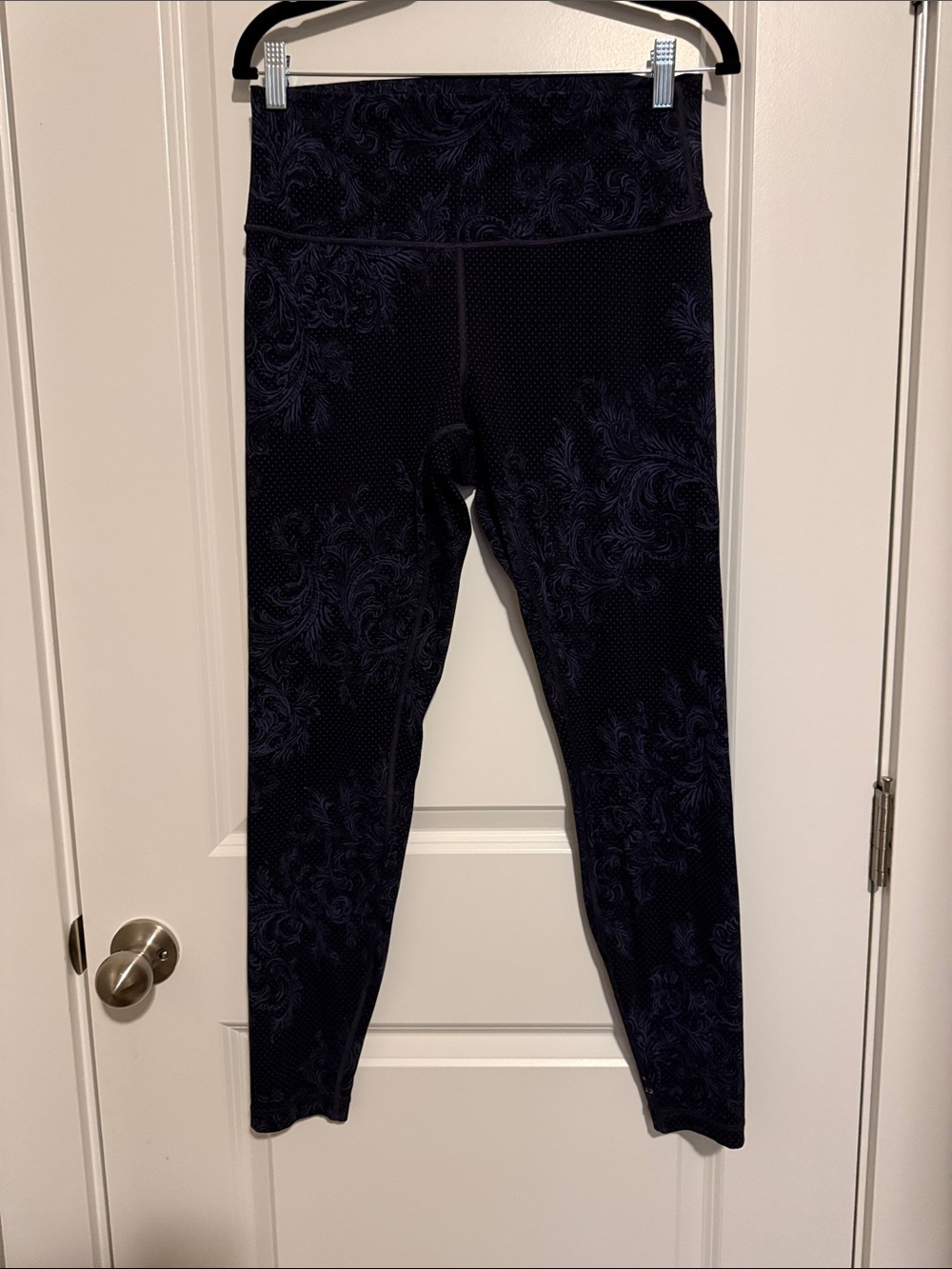 lululemon athletica Navy Floral-Print Girls' Active Leggings